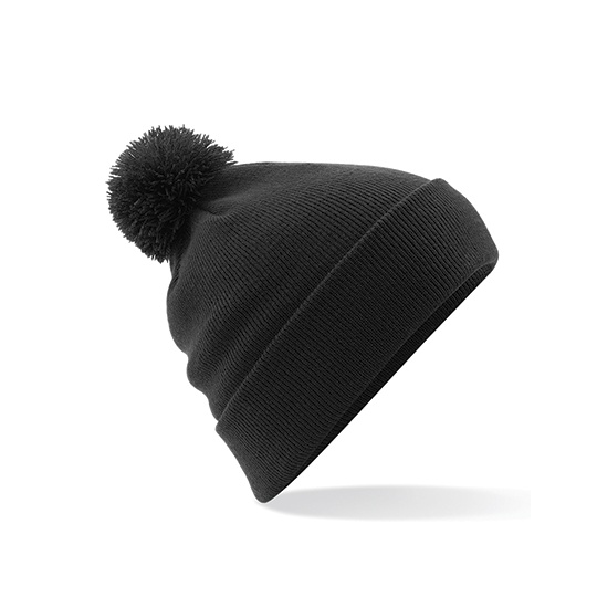 Czapka z Pomponem Akryl Soft-Touch CB426 - Black