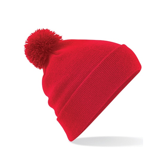 Czapka z Pomponem Akryl Soft-Touch CB426 - Classic Red