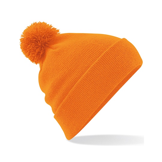 Czapka z Pomponem Akryl Soft-Touch CB426 - Orange