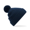 Czapka Dziecieca z Pomponem Akrylowa Dwuwarstwowa CB426B - French Navy