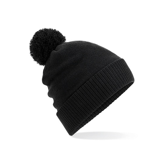 Czapka zimowa z pomponem CB439 - Black