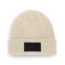 Czapka beanie CB442R - Oatmeal & Black