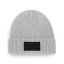 Czapka Beanie Recykling CB442R - Light Grey & Black