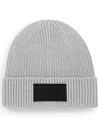 Czapka Beanie Recykling CB442R - Light Grey & Black