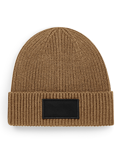 Czapka Beanie Recykling CB442R - Biscuit & Black