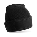 Czapka beanie Dwuwarstwowa Poliester z Recyklingu CB445R - Black