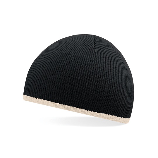 Dwuwarstwowa czapka pull-on CB44C - Black & Stone