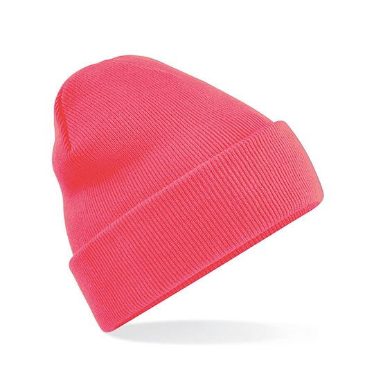 Czapka Dzianinowa Klasyczna CB45 - Fluorescent Pink