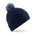 Czapka Dziecieca Akrylowa CB450B - French Navy & Light Grey