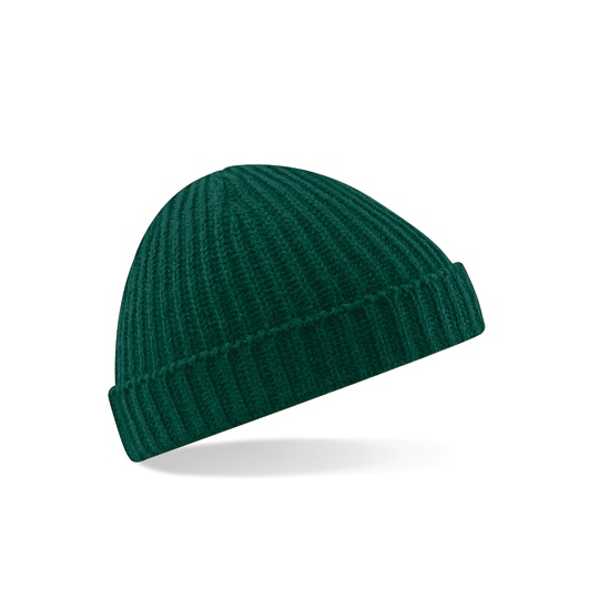 Czapka Beanie Akryl Soft-Touch Prazkowana CB460 - Bottle Green