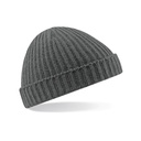 Czapka Beanie Akryl Soft-Touch Prazkowana CB460 - Smoke Grey