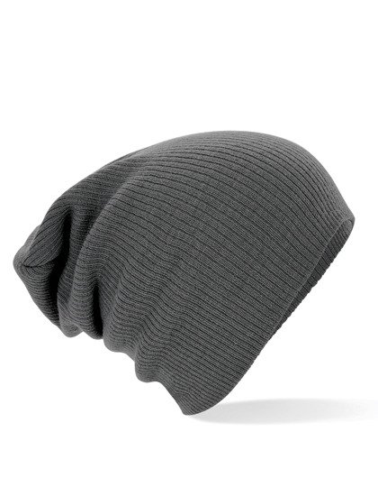 Czapka Dwuwarstwowa Prazkowana Akrylowa CB461 - Smoke Grey