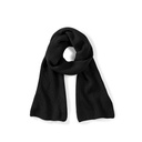 Szalik Dzianinowy w Prazki Soft-Touch CB469 - Black