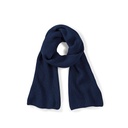 Szalik Dzianinowy w Prazki Soft-Touch CB469 - French Navy