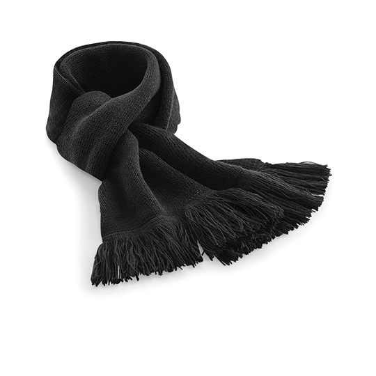Klasyczny Dwuwarstwowy Szalik CB470 - Black