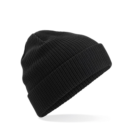 Czapka Beanie Bawelna Organiczna CB50 - Black