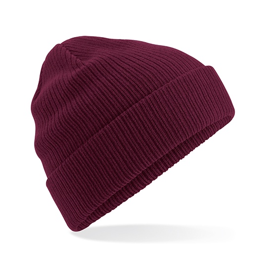 Czapka Beanie Bawelna Organiczna CB50 - Burgundy