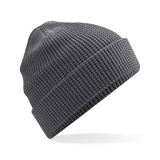 Czapka Waflowa Bawelna Organiczna Oddychajaca CB52N - Graphite Grey
