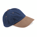 Czapka bawelniana 6-panelowa CB57 - French Navy & Taupe
