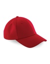 Czapka Bejsbolowa 6-Panelowa Bawełniana CB59 - Classic Red