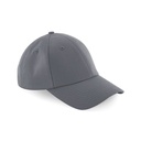 Czapka Bejsbolowa 6-Panelowa Bawelniana CB59 - Graphite Grey