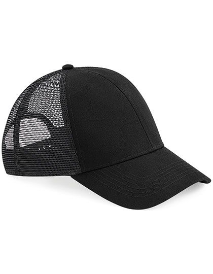 Czapka Truckerka Bawelna Organiczna Siatka CB60 - Black