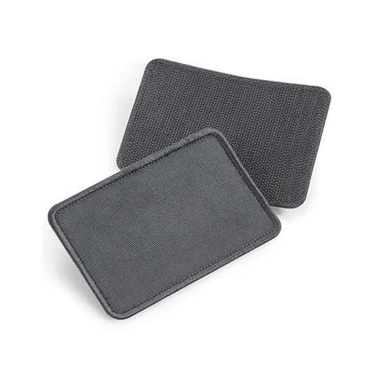 Bawelniana naszywka na rzep CB600 - Graphite Grey