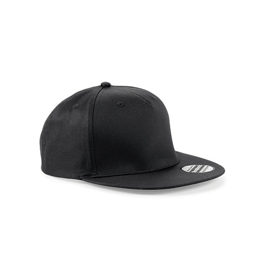 Czapka Snapback 5-Panelowa Bawełniana CB610 - Black