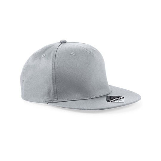 Czapka Snapback 5-Panelowa Bawelniana CB610 - Light Grey