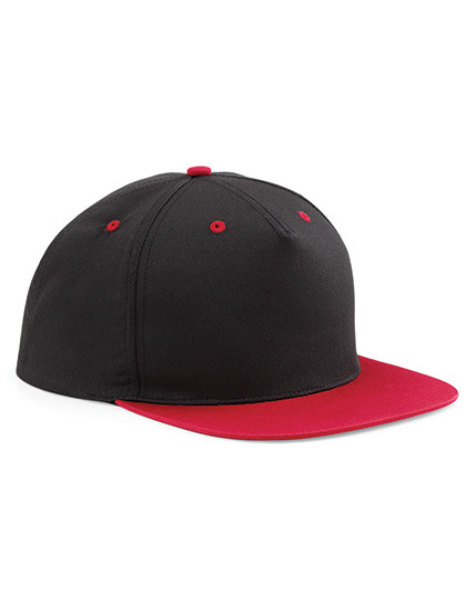 Czapka 5-panelowa CB610c - Black & Classic Red