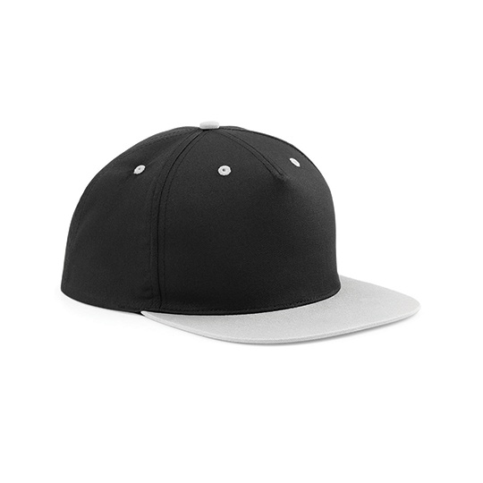 Czapka 5-panelowa CB610c - Black & Grey