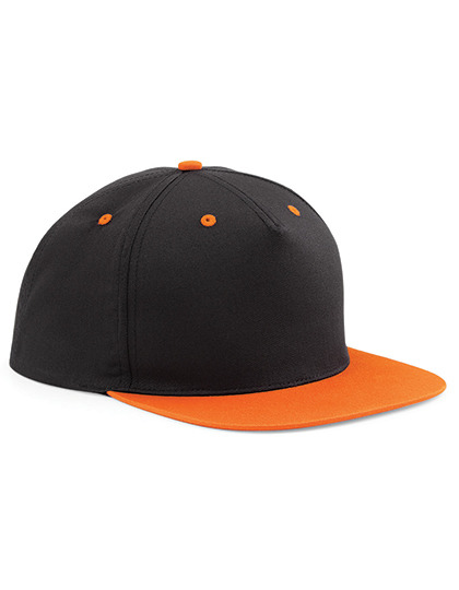 Czapka 5-panelowa CB610c - Black & Orange