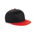 Czapka dziecięca snapback CB615 - Black & Bright Red