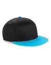 Czapka Snapback Bawełniana CB615 - Black & Surf Blue