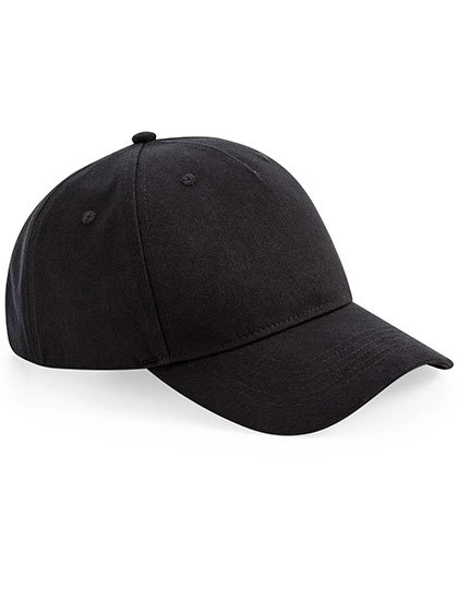 Czapka 5-panelowa Bawełna Organiczna Twill CB62N - Black