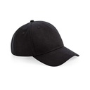 Czapka 5-panelowa Bawelna Organiczna Twill CB62N - Black