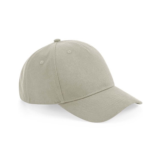 Czapka 5-panelowa Bawelna Organiczna Twill CB62N - Stone