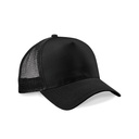 Czapka Trucker Snapback 5-Panelowa z Siatką CB640 - Black & Black