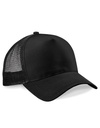 Czapka Trucker Snapback 5-Panelowa z Siatka CB640 - Black & Black