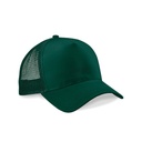 Czapka Trucker Snapback 5-Panelowa z Siatka CB640 - Bottle Green & Bottle Green