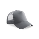 Czapka Trucker Snapback 5-Panelowa z Siatką CB640 - Graphite Grey & Graphite Grey