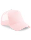 Czapka Trucker Snapback 5-Panelowa z Siatka CB640 - Pastel Pink & Pastel Pink
