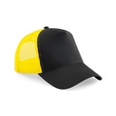 Czapka Trucker Snapback 5-Panelowa z Siatką CB640 - Black & Yellow