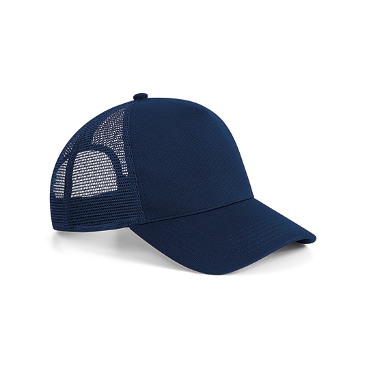 Czapka Truckerka Snapback Poliestrowa Siateczkowa CB642 - French Navy