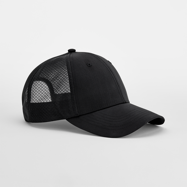 Czapka Trucker Siatkowa Poliester z Recyklingu CB644R - Black & Black