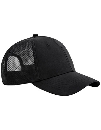 Czapka Trucker Siatkowa Poliester z Recyklingu CB644R - Black & Black