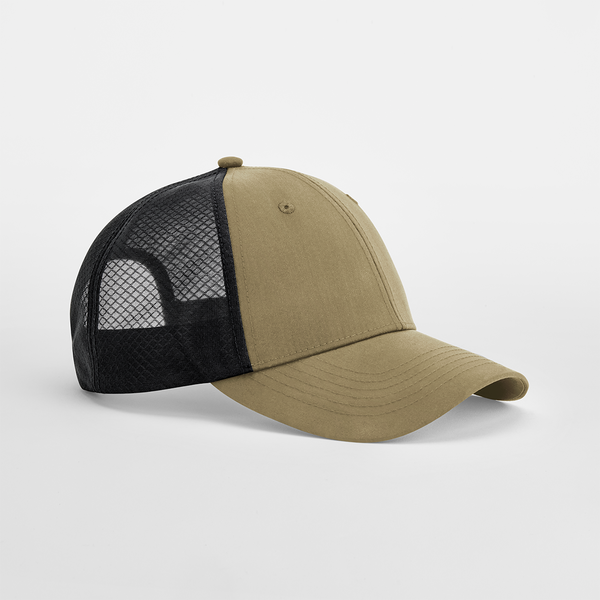 Czapka Trucker Siatkowa Poliester z Recyklingu CB644R - Desert Sand & Black