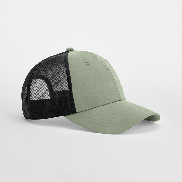 Czapka Trucker Siatkowa Poliester z Recyklingu CB644R - Fresh Green & Black
