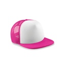 Czapka Trucker Poliester 5 Paneli CB645 - Fuchsia & White