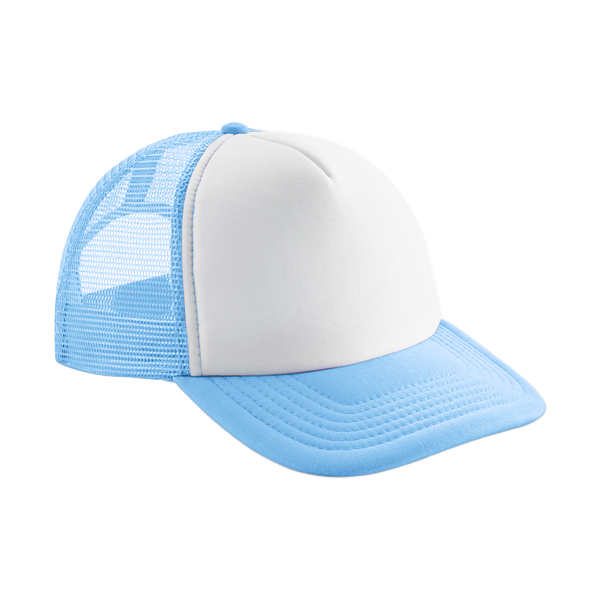 Czapka Trucker Dziecieca Poliestrowa CB645b - Sky Blue & White